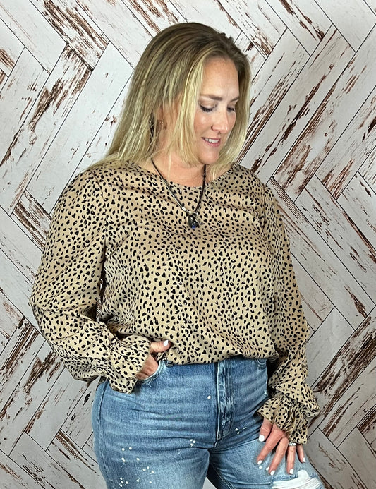 Coffee Leopard Print